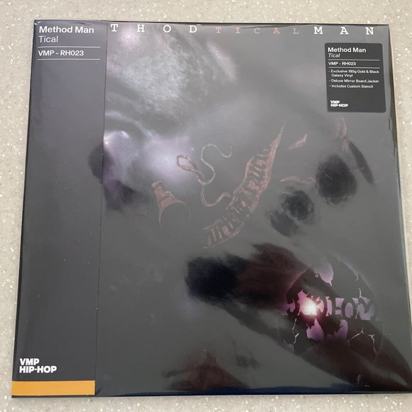 Method Man Tical LP ~ Excl. 180g Colored Vinyl (Gold & Black) + Stencil ~ New! - Picture 2 of 3
